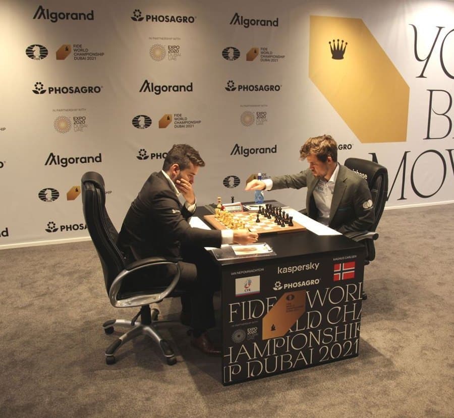 Photo de championnat du monde d'échecs